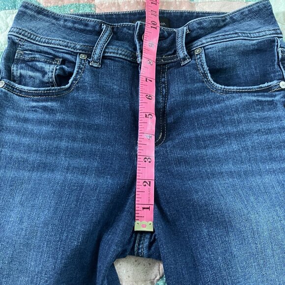 Silver Jeans Co Avery Trouser Womens 27 Bootcut Blue Stretch Denim Y2K - Picture 11 of 13